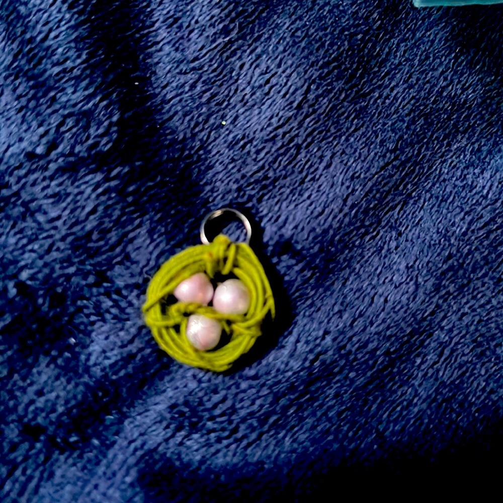 Green egg charm